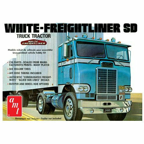 White-Freightliner SD 1/25 by AMT