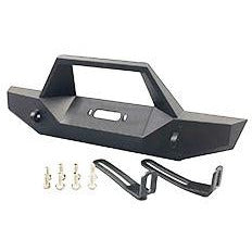 APS28045K Front Bumper for 1:10 Crawlers Black Steel