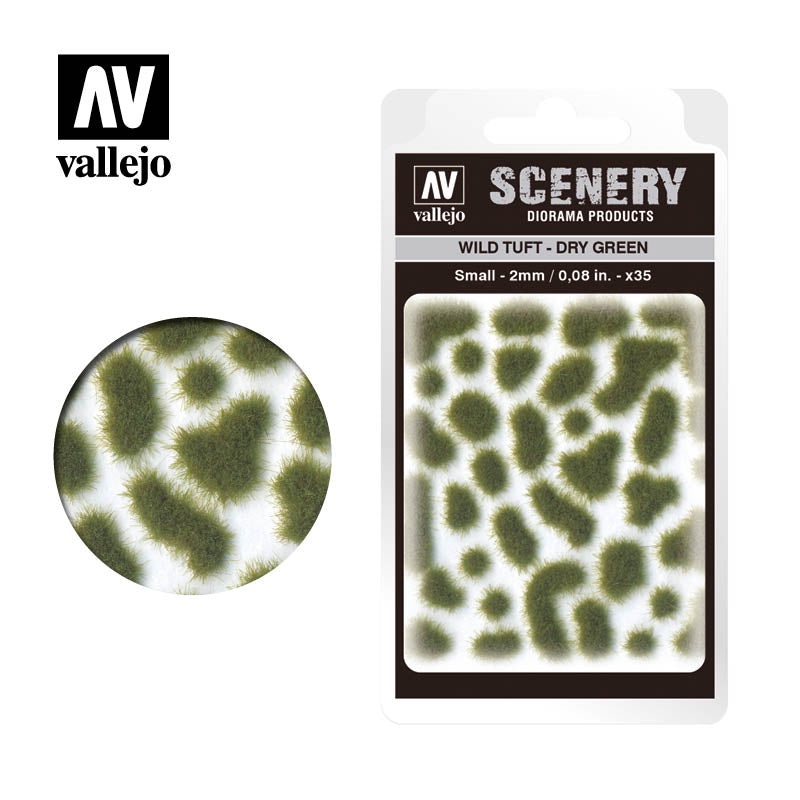 Vallejo Wild Tuft-Dry Green - Small SC401
