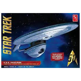 USS NX-2000 Excelsior 1/1000 Star Trek The Search for Spock Model Kit #843/12 by AMT