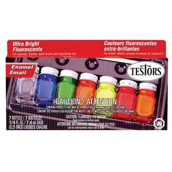 Testors Enamel Paint Set Fluorescent #9132