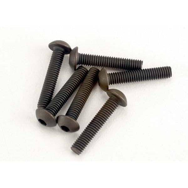 Traxxas 3x15mm Button Head Screws(Hex Drive) (6 pcs) TRA2579