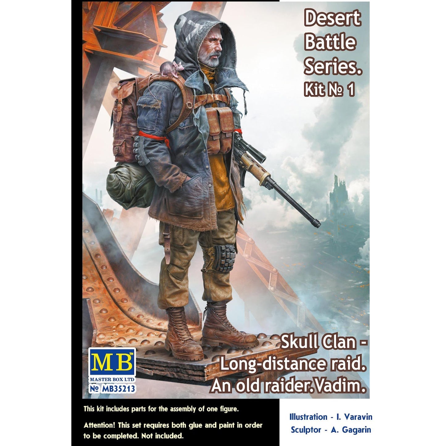 Long Distance Raid - Old Raider, Vadim - Skull Clan Series 1/35th #MB35213