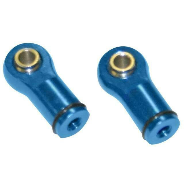 Hot Racing Blue Ball Type Aluminum Shock Ends HRARVO154M06