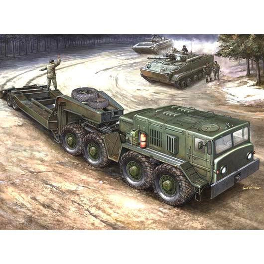 MAZ-537G Late Production Type with MAZ/ChMZAP-524 1/35 by Trumpeter