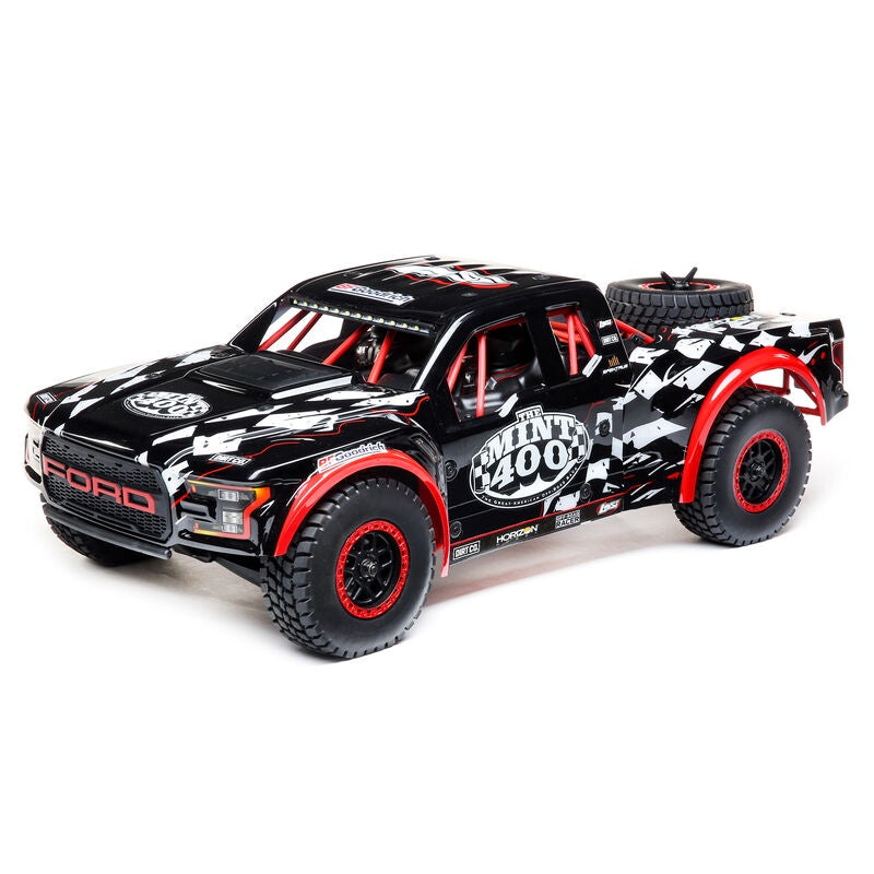 Losi 1/10 4WD Short Course Truck RTR Brushless Mint 400 Ford Raptor Baja Rey LE - LOS03042