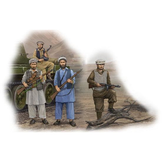 Afghan Rebels #00436 1/35 Figure Kits by Trumpeter