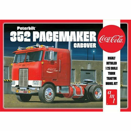Peterbilt 352 Cabover [Coca-Cola] 1/25 Model Truck Kit #1090 by AMT