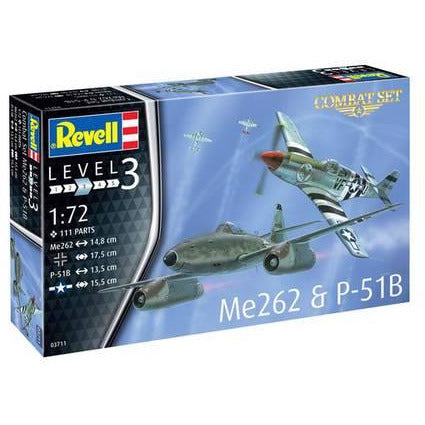 Me262 & P-51B 1/72 #03711 by Revell