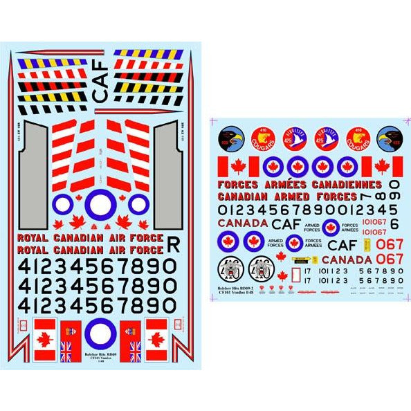 1/48 Canadian CF-101 Voodoo decals