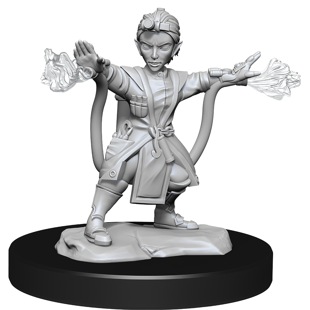 D&D Unpainted Mini - Gnome Artificer Female 90231