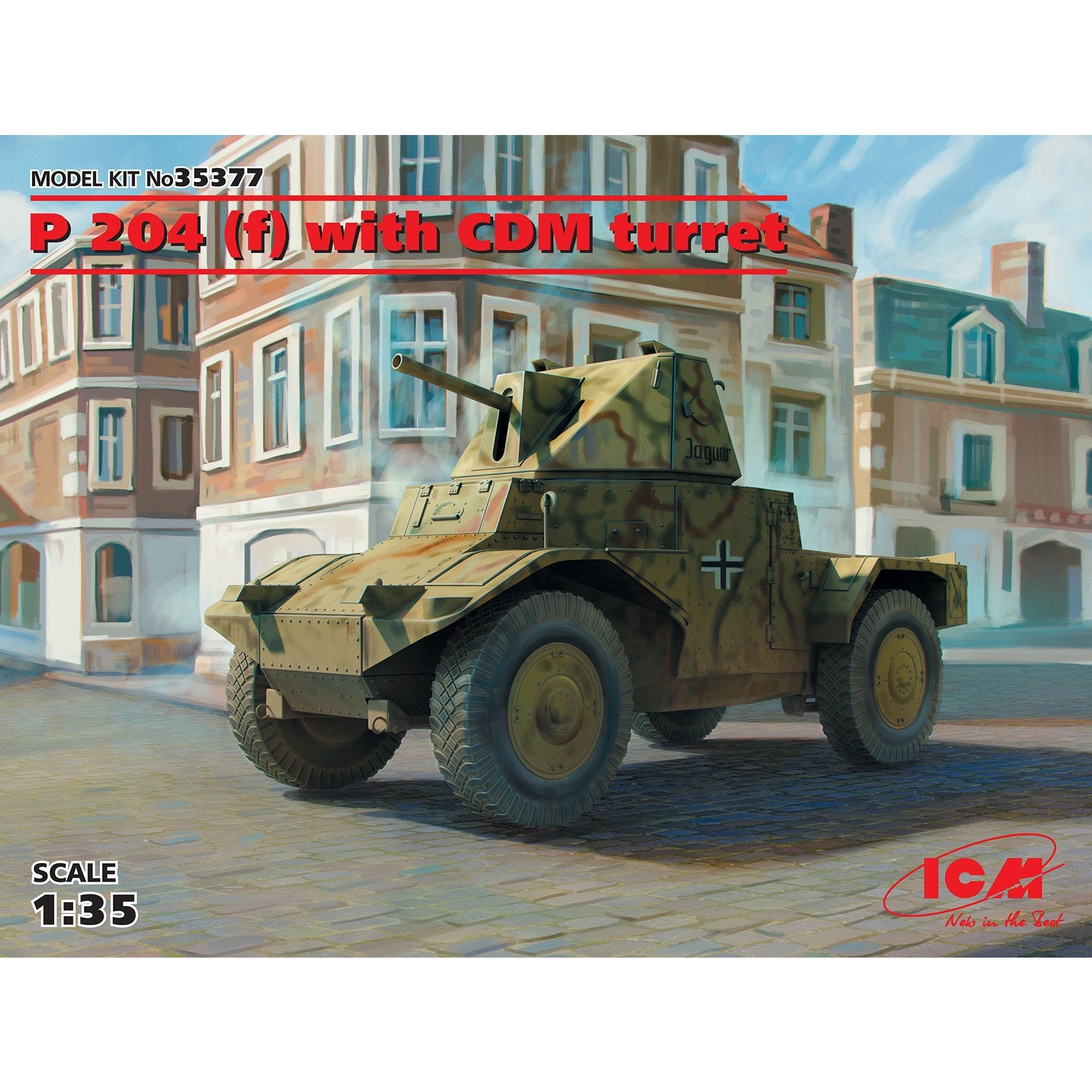 P 204 (f) With CDM Turret 1/35 by ICM
