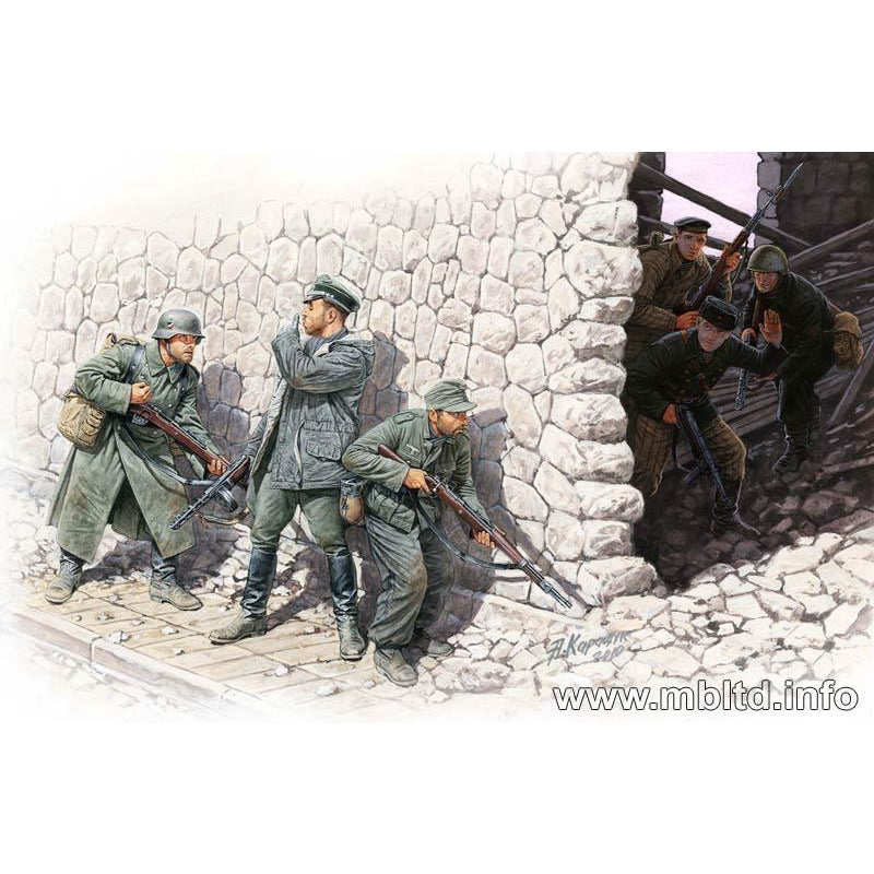 MasterBox "Who's That?" German Mountain Troops & Soviet Marines, Spring 1943 1/35 by Master Box
