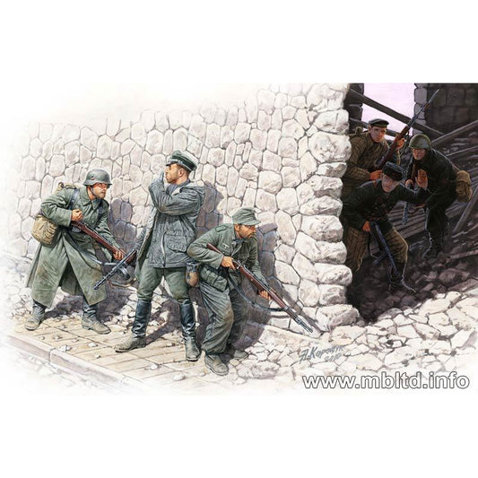 MasterBox "Who's That?" German Mountain Troops & Soviet Marines, Spring 1943 1/35 by Master Box