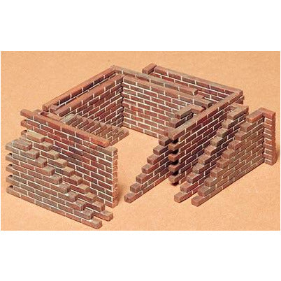 Brick Wall Set #35028 1/35 Scenery Kit by Tamiya