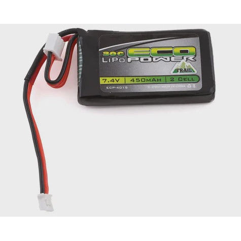 ECP-4015 "Trail" SCX24 2S 30C LiPo Battery w/PH2.0 Connector (7.4V/450mAh)