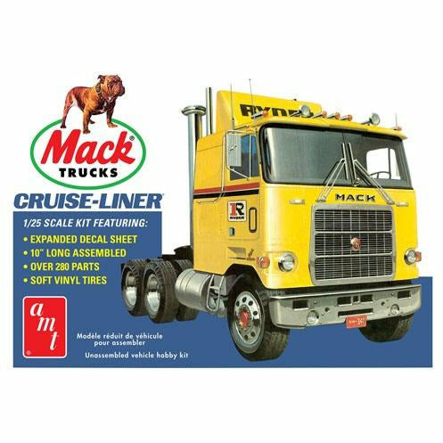 Mack Cruise Liner Semi Tractor 1/25 Model Car Kit #1062 by AMT