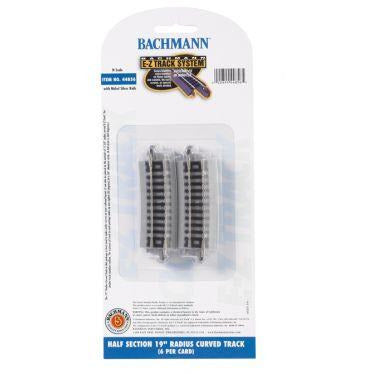 19" Radius Curved Track - Half-Section [E-Z Track System] [N]