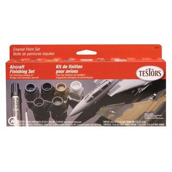 Testors Aircraft Finishing Enamel Paint Set #9121