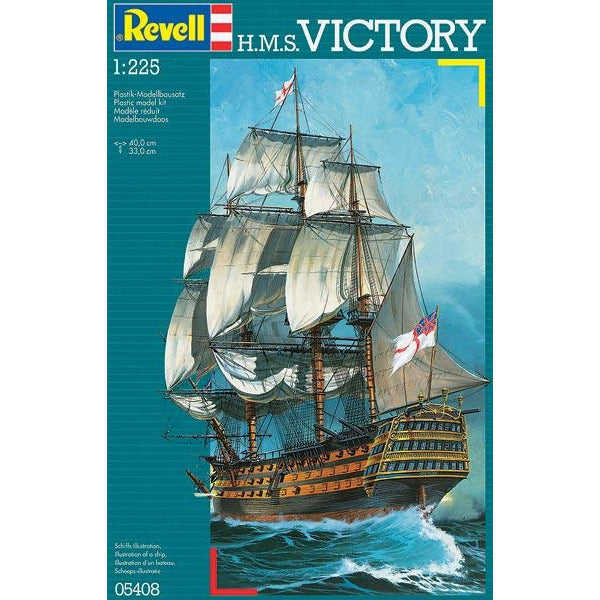 HMS Victory 1/225 Model Sailing Ship Kit #5408 by Revell