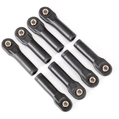 TRA8647X Traxxas Rod ends, heavy duty (push rod) (8) (assembled with hollow balls) (replacement ends for #8619, 8619G, 8619R, 8619X)