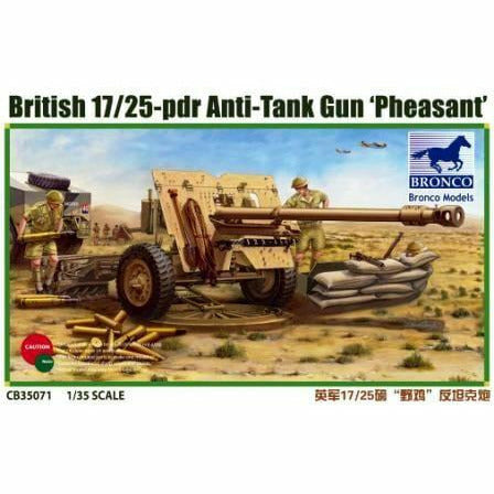 British 17/25-Pdr Anti-Tank Gun "Pheasant" 1/35 by Bronco