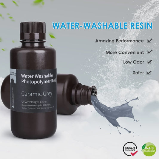 Water Washable Low Odor Resin for 3D Printers Available at BC Hobbies Across Canada