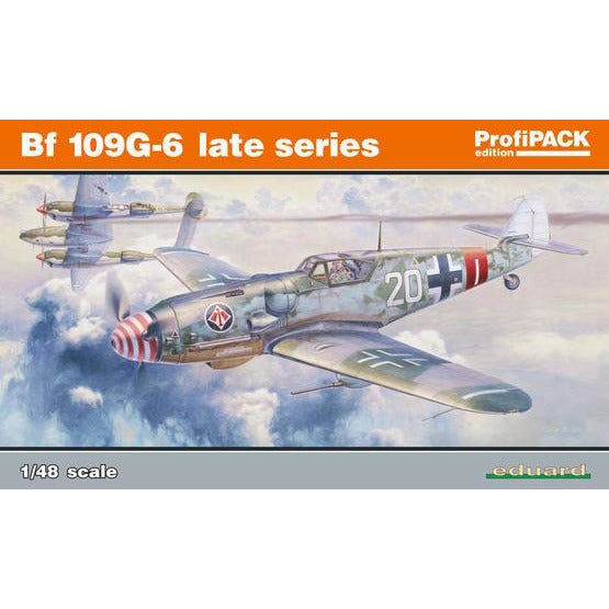 Bf109G6 Late Series Fighter (Profi-Pack Edition) #82111 1/48 by Eduard