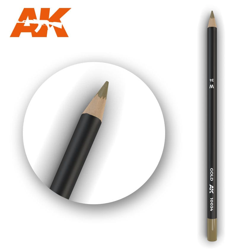 AK Weathering Pencil - Gold