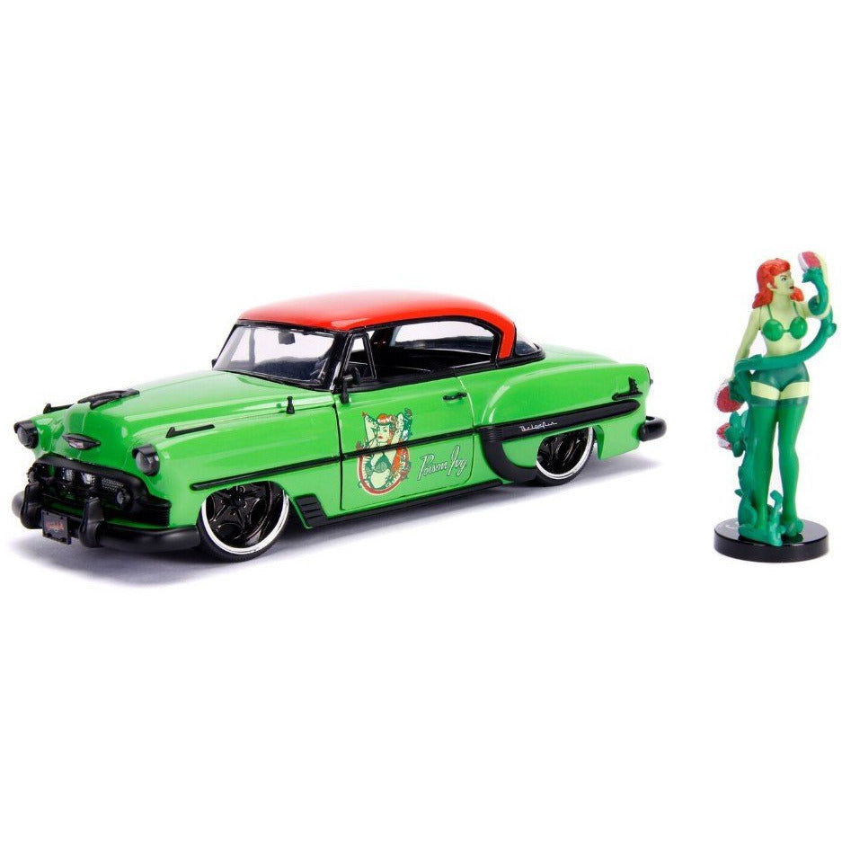 Jada DC Comics Bombshells Chevy Bel Air With Poison Ivy 1/24 #30455