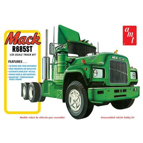Mack R685ST Semi Tractor 1/25 Model Car Kit #1039 by AMT