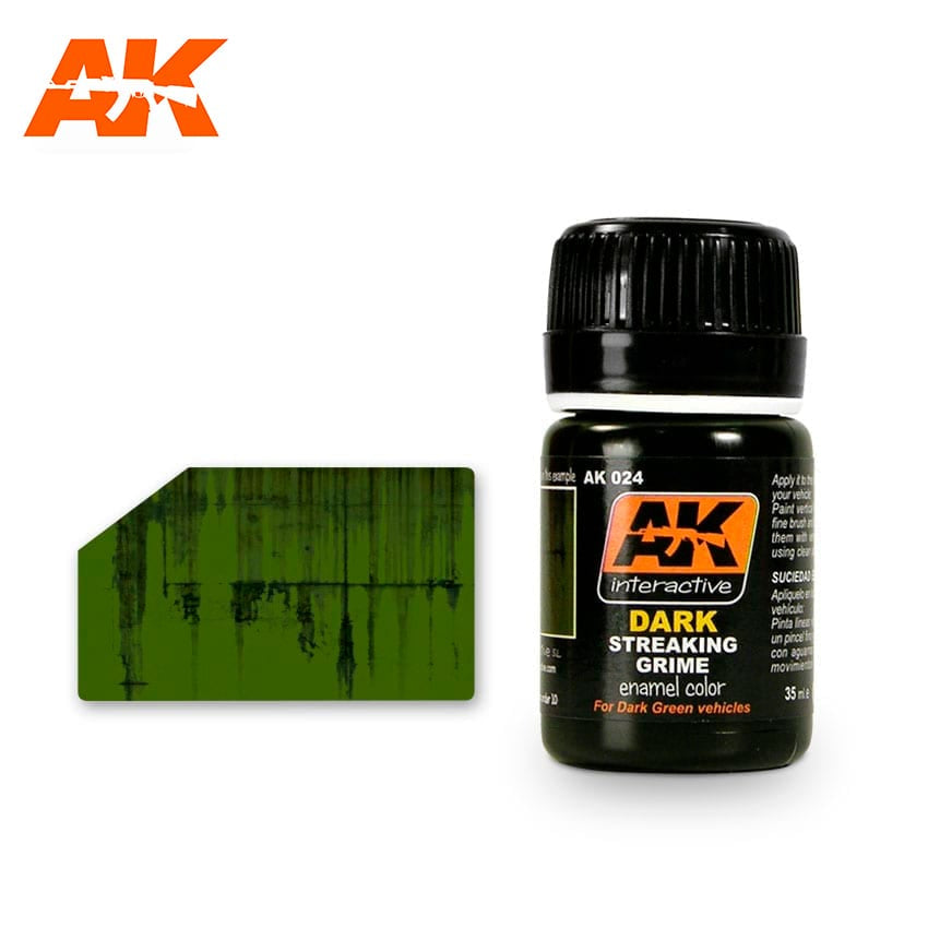 AK-024 Streaking Grime For Dark Green Vehicles Streaking