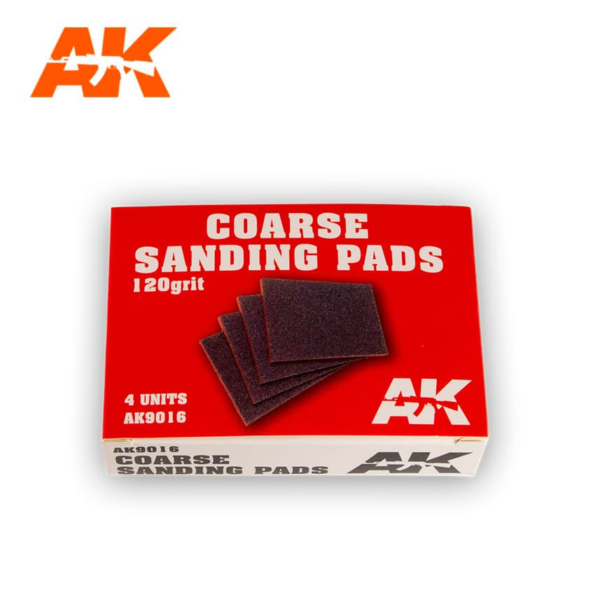 Ak Interactive Sanding Pads (Coarse) 120 Grit AK-9016
