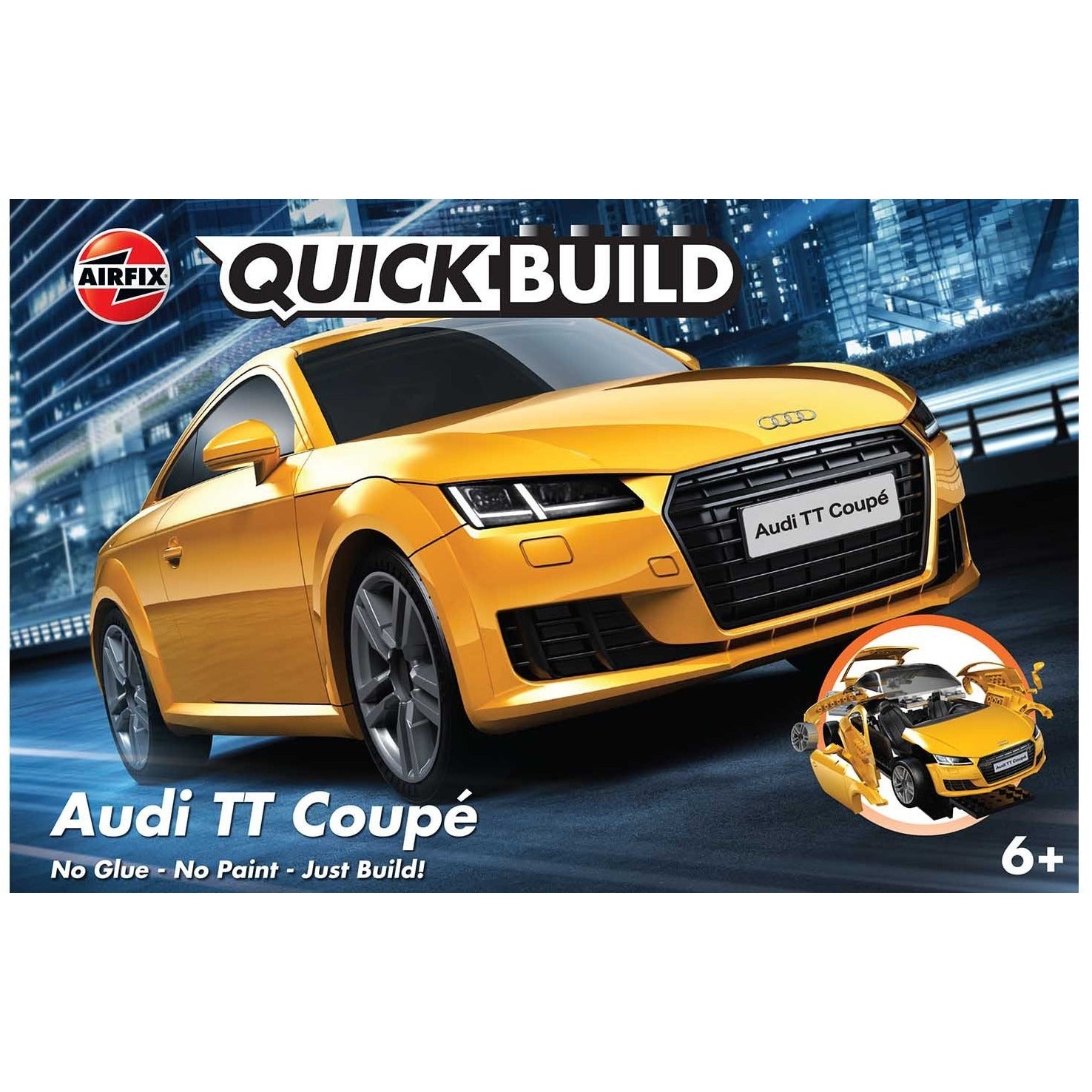 Audi TT Coupe 1/24 Quick Build Car Kit #J6034 by Airfix