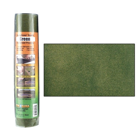 Woodland Scenics Ready Grass Vinyl Mat 16 1/4" x 10 3/4" (Green Grass) WOO4161