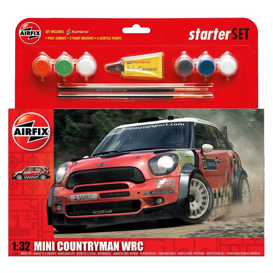 Mini Countryman Starter Set 1/32 Model Car Kit #55304A by Airfix