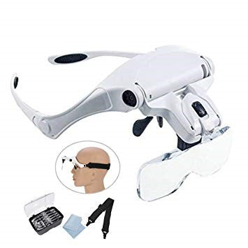 2-IN-1 Illuminated Head Magnifier