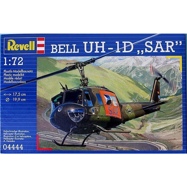 Bell UH-1D "SAR" Helicopter 1/72 #04444 by Revell