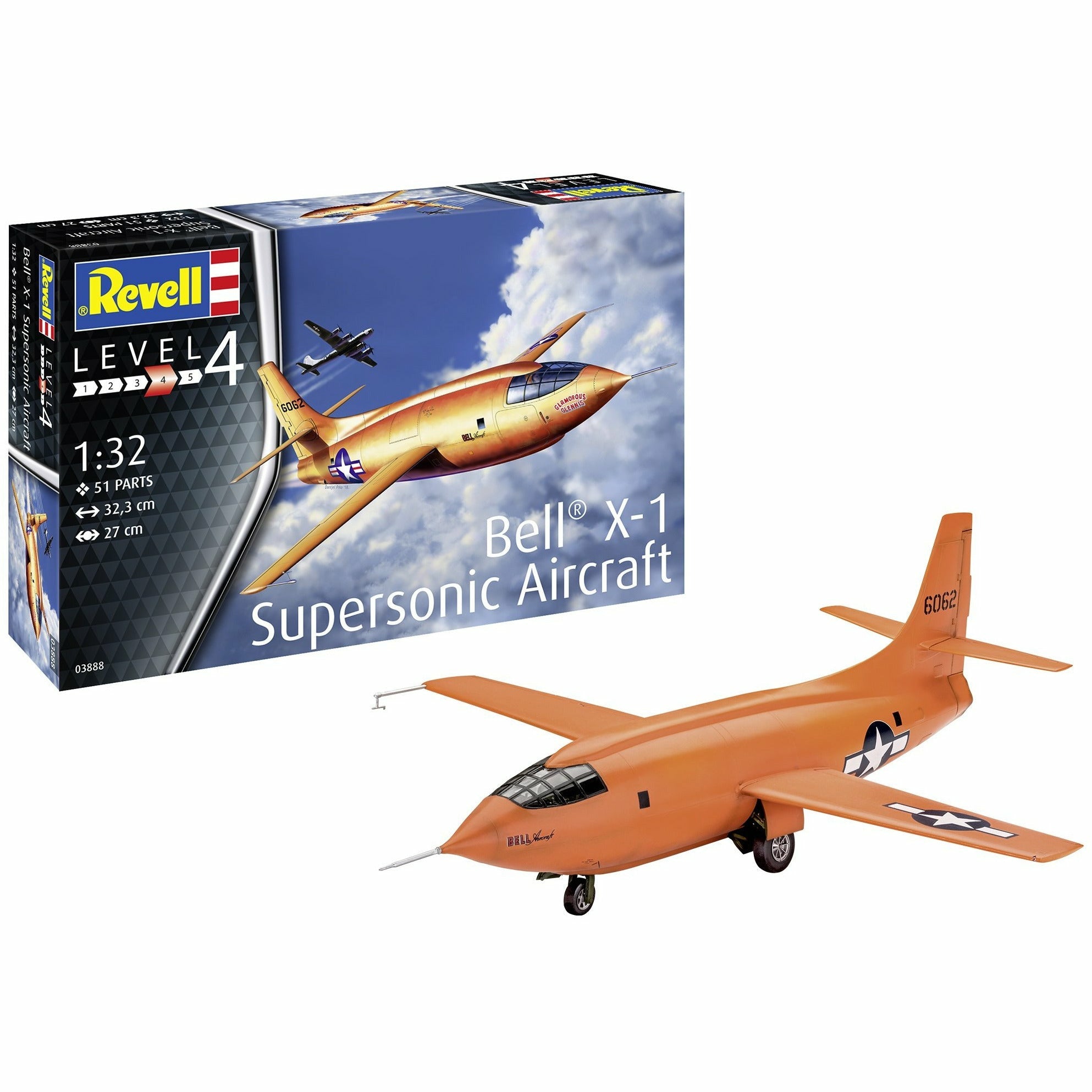 Bell X-1 Supersonic Aircraft 1/32 by Revell