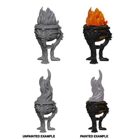 D&D Unpainted Mini - Braziers 73034