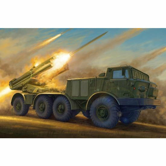 Russian 9P140 TEL of 9K57 Uragan Multiple Launch Rocket System 1/35 by Trumpeter