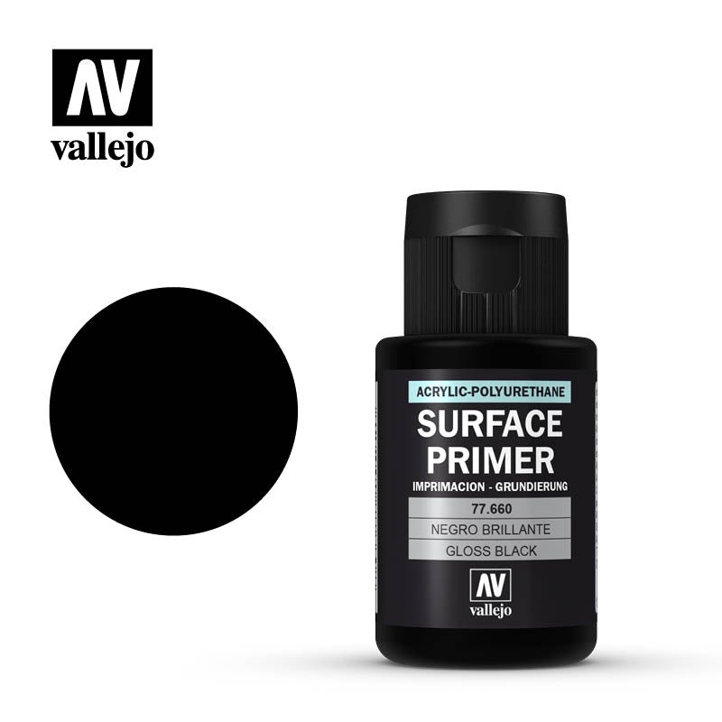 VAL77660 Gloss Black Primer for Metal Color (32ml)