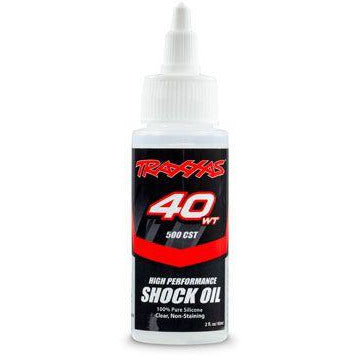 Oil, shock (40 wt, 500 cSt, 60cc) (silicone) TRA5033