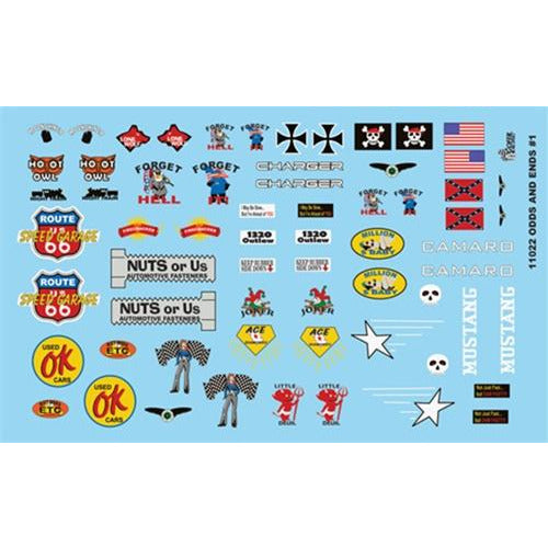 Gofer Racing Odds and Ends Decal Sheet 1/24