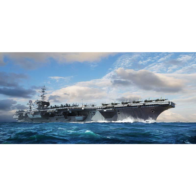 USS Constellation CV-64 Aircraft Carrier 1/700 Model Ship Kit #6715 by Trumpeter