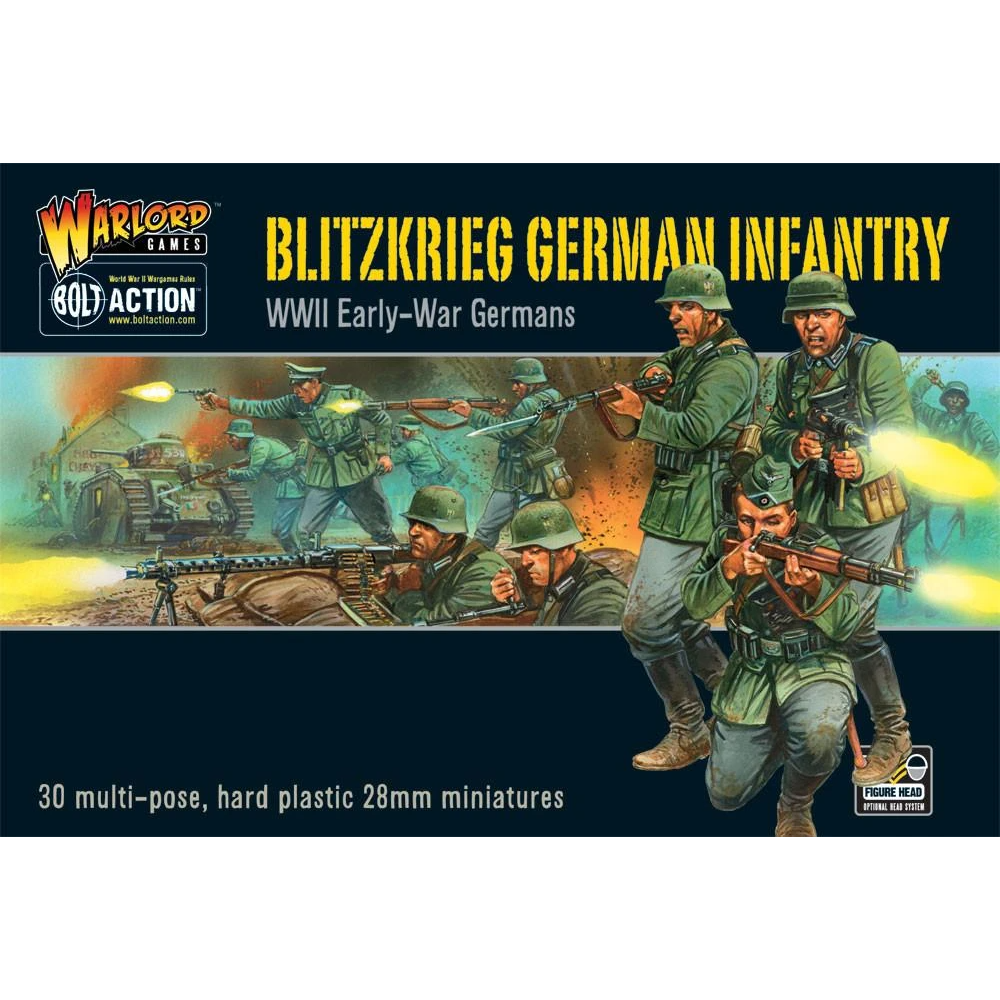 Bolt Action Blitzkrieg German Infantry 28mm WLG-402012012 by Warlord Games