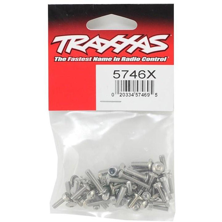 TRA5746X Traxxas Hardware kit, stainless steel, Spartan/DCB M41 (contains all stainless steel hardware used on Spartan and DCB M41)
