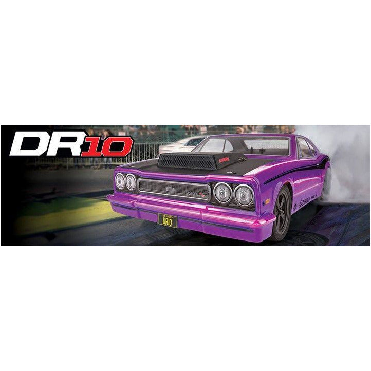 Team Associated 1/10 2WD Drag Race Car RTR Brushless DR10 - Combo Purple ASC70028