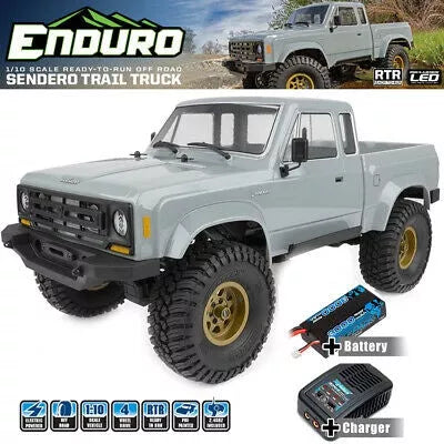 1/10 Element RC Enduro Trail Truck, Sendero RTR with 3000mAh 30C 7.4V Battery and Charger