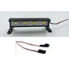 1/10 Aluminum Light Bar - 4 LEDs - Black